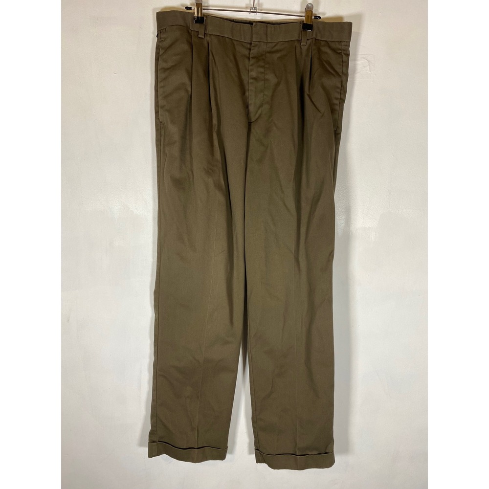 Dockers‎ 34x32 Double Pleated Khaki Pants Classic Fit Cotton Blend